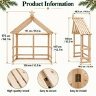 68 1 Inch Large Outdoor Nativity Scene Stable Wooden Manger Set Christmas Nativi