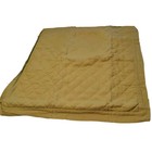 Pottery Barn Belgian Flax Linen Diamond Quilted Sham Euro Flax New Light Blue