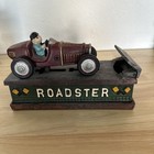 Vintage-cast Iron-roadster Mechanical Working Bank Bank-works-heavy