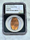 1962 Seattle Wa World s Fair M d-4 Space Needle Pressed Cent Ngc Genuine Penny
