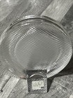 Mikasa Japan Heavy Solid Glass Oval Picture Frame Ribbed Wave Pattern Home W17