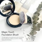 Jaasuee Makeup Brushes Set  Mini Multi-functional Loose Powder And Silver