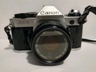 Canon Ae-1 Program 35mm Slr Film Camera W  50mm F1 8 Lens 