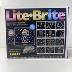 Lite Brite Kids Toy 214 Pegs Magic Screen Retro Style Light Bright Game Set