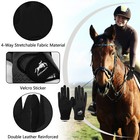 Women Horse Riding Gloves Equestrian Mesh Breathable Lightweight Color Pack