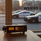 Ws1065 Digital Trunking Desktop Scanner     Programmable Police fire Radio With Ba