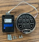 Securam Safelogic Basic Electronic Lock   Keypad Set - Swingbolt - Chrome