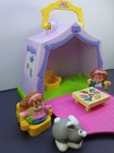 Fisher-price Little People Play  n Go Camp Tent Figures Fire Chair Campfire Set 