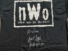 Hulk Hogan Kevin Nash Scott Hall Signed Nwo Shirt Jsa Coa Authentic Auto Wwe Hof