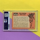 Original 1966 Topps Batman Black Bat Trading Card  40 Psa 6