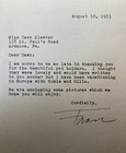 Fran Allison-typed Letter Signed- kukla  Fran And Ollie -1953-vintage