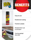 Share Flex Seal Clear 14 Oz  Aerosol Liquid Rubber Sealant Coating Sealing Crack