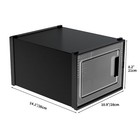 Beuloke 18pcs Shoe Box Storage Organizer Foldable Sneaker Container Transparent