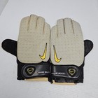 Nike Gunn Cut Promo Beige black Soccer Goalkeeper Gloves Roll Finger 10