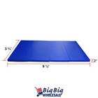 Blue Thick Foam Folding 4 Panel Gymnastics Gym Mat Exercise Yoga  Fitness