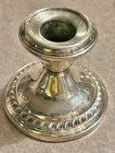 Pair N s  Co  Sterling Weighted Candle Stick Holder Vintage Very Nice Condition