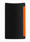 S t  Dupont Maxijet Lighter  Black With Orange Trigger 020169  20169  New In Box