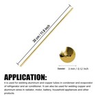 8 Pcs 3mm   0 12 Inch Brass Rod Brass Round Stock Lathe Bar Stock Kit Brass Rod