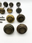 Antique Vintage Door Knob Hardware Lot Brass Bronze Steel Parts