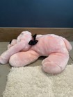 Vintage Pink Puppy Dog Long Ears Plush Kids Of America Co Stuffed Animal So Soft