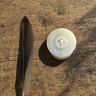 Antique Mother Of Pearl Button Thread Waxer  Handmade