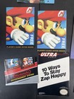 Vintage Nintendo Lot Of Instruction Manual Booklets  Nes Zapper  Poster 12 Piece
