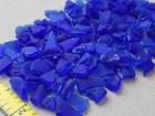 Craft Quality Cobalt Blue Genuine Beach Sea Glass Surf Tumbled Mosaic Small T2