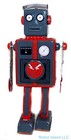 Ms384 Robot Tin Toy Windup Mechanical Easelback Giant Robot