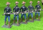 Vintage 1 32 Lead Hollow Cast Britains United States Infantry Set  91   5 Pieces