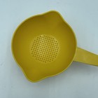 Vintage  Tupperware Colander Strainer Yellow 1 Qt  Dual Spouts 1200