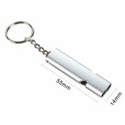 3 Pcs 120db Outdoor Whistle Camping Hiking  Emergency Survival Key Chain Whistle