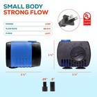66 Gph Adjustable Powerhead Submersible Small Water Pump Fish Tank Pond Aquarium