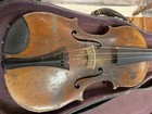 Antique Hopf 4 4 Size Violin With Case   Bow