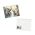 2025 Animal-themed Calendar  Cute Wall Art  Monthly Planner  Nature Lovers      
