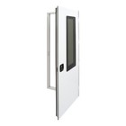 Aluminum 24  X 68  Square Rv Entry Door Entrance White W  Lock key For Universal
