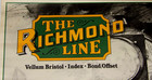 Vintage 1980s  the Richmond Line  Locomotive Poster  Always Right On Time  24x33