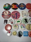 Vintage Advertising Pin Back Button Lot Mcdonald   s Ibm Subway Tombstone