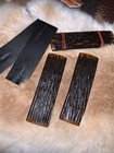 Antler Jigged Camel Bone Scales  5    X 1 1 2    X 1 4     Knife Making  Nice Amber 