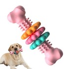 Dog Chew Toy Dog Bone Type  Dogs Teeth Cleaning Toys Indestructible Tpr Bone Che