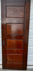 Antique Victorian Salvaged Solid Wood Interior Door 4 Panels Framed- 32  X 79 