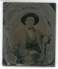 Civil War Confederate 6th Plate Ambrotype   Possible Mississippi Id  Half Case
