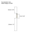 4pcs Metal Temperature Thermal Fuse Ry152 152   c 305 6   f 15a 250v