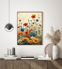 Flower Diamond Art Kits For Adults  5d Painting Adult Km854-1