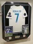 Cristiano Ronaldo Real Madrid Signed Framed Jersey Beckett