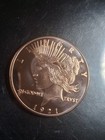 1 Oz  999 Copper Round Peace Dollar Design Bullion Coin Mix   Match Discount