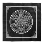 Hexagonal Star Altar Tarot Cloth Witch Divination Cards Velvet Table Cloth
