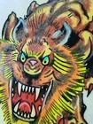 Original Vintage 1970 s Shop Used George Lumpy Larsson Tattoo Flash Sheet S r G