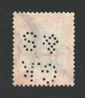 Great Britain  Scott   138a  Used  F  1sh Edward Vii  Perforated Initials  gk s 