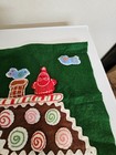 Vintage Handmade Bucilla Gingerbread Flag For Hanging U