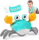 Crawling Crab Toy  Walking Moving Dancing Cute Crab For Age 3-5 6-9  Baby Infant